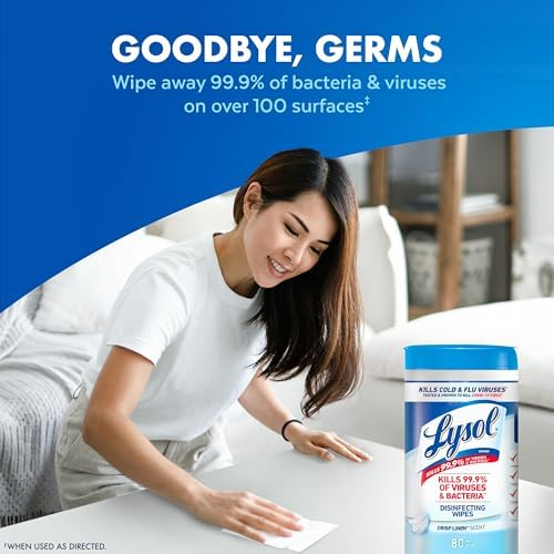 Lysol Disinfecting Wipes 80 Count 4pk Bundle 1