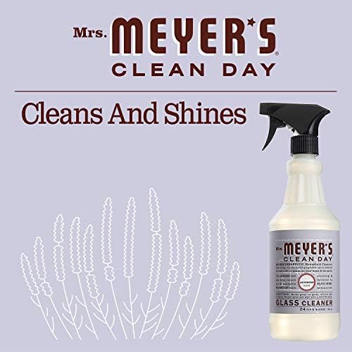 Mrs Meyers Glass Cleaner Lavender Scent 24 Fl Oz
