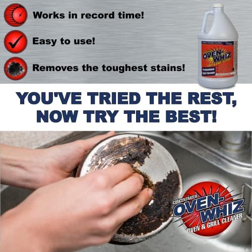 1 Gallon Oven Grill Cleaner by FryOilSaver Co - Deep Cleaning Power