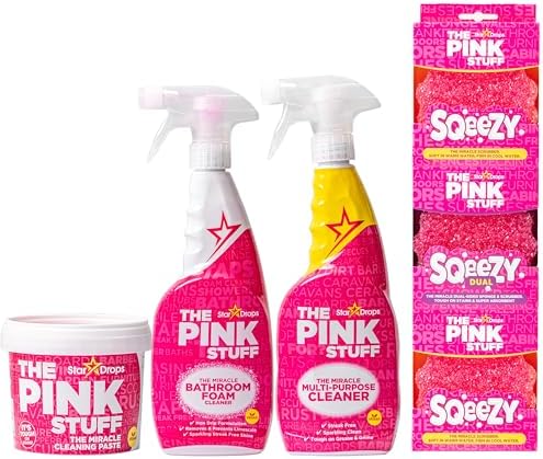 Stardrops Pink Stuff Cleaning Pack - 3 Squeezy Sponges Included