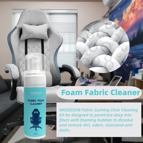 Woodson Fabric Care Kit - Cleaner Microfiber Towels