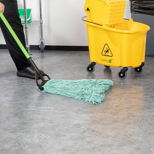 Restaurantware Mop Head Refill - 16 Ounce Cotton Blend Green