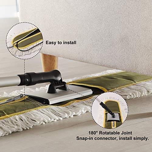 36 Heavy Duty Dust Mop with Long Handle for Commercial Use