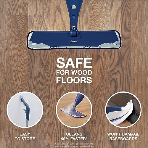 Bona Hardwood Floor Premium Spray Mop with Microfiber Pad and Solution