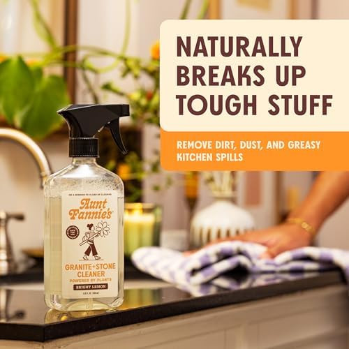 Aunt Fannies Granite Stone Cleaner with Lemon Scent
