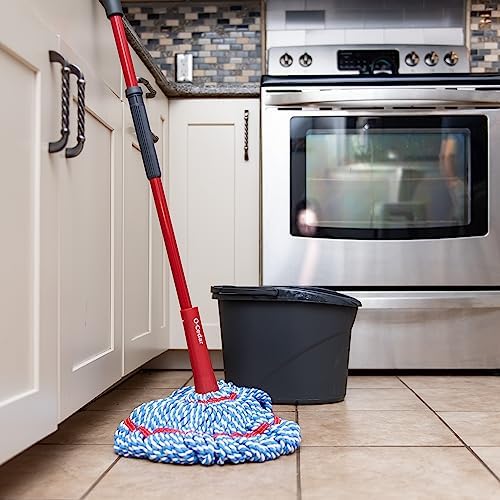O-Cedar MicroTwist MAX Microfiber Mop with Extra Refill