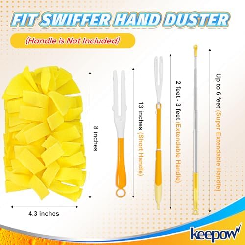 KEEPOW Reusable Duster Refills 4 Pack