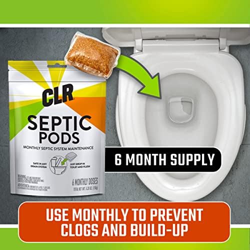 CLR Septic System Treatment Pods 6 Month Supply
