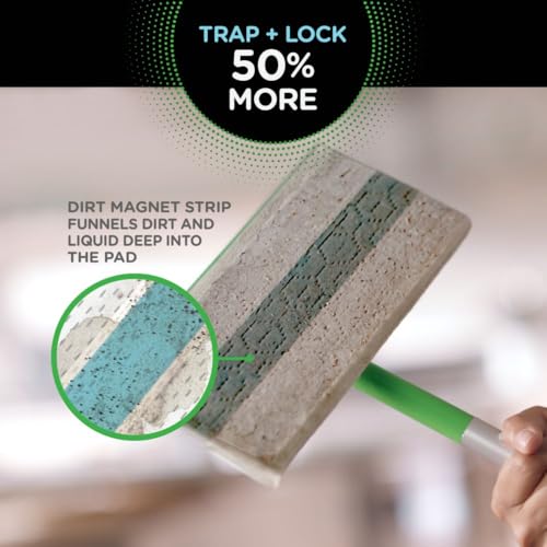 Swiffer Heavy Duty Mop Pad 10 x 8 in 10 Count