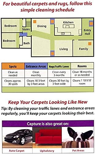 Capture Carpet Rug Dry Cleaner 25lb Pre-Mist 2 Pack Bundle