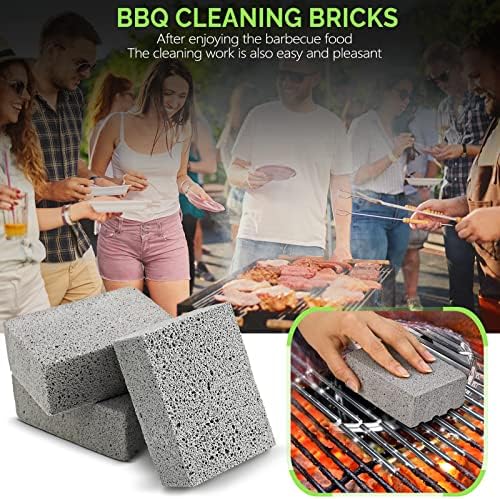 Maryton Grill Stone Cleaning Kit - 3 Count Pumice Cleaning Block