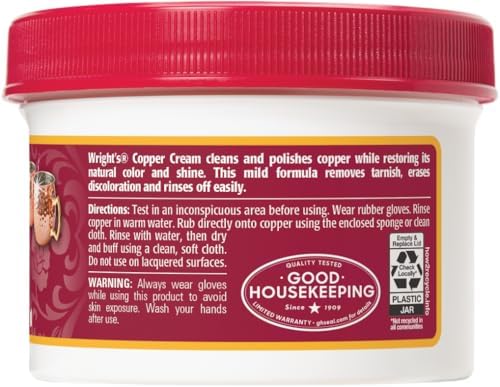 Wrights by Weiman Cream Copper and Brass Cleaner 1