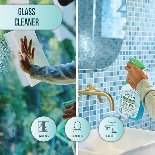 Mean Green Refillable Ultra Powered Concentrate Glass Cleaner 143 Ounce