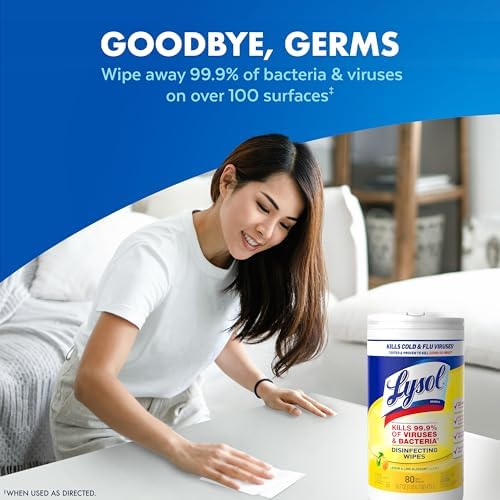 Lysol Disinfectant Wipes - Lemon Lime Blossom 4 Pack