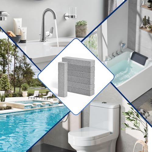 Omszte 6 Pack Pumice Stones for Toilet Cleaning