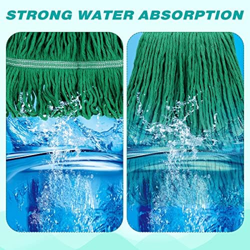 Roshtia 16-Pack Heavy Duty Cotton Mop Heads Replacements