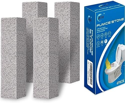 4TH Pumice Stone for Toilet Bowl More - 4 Pack