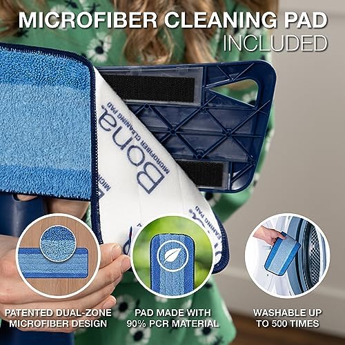 Bona Hardwood Floor Premium Spray Mop with Microfiber Pad and Solution