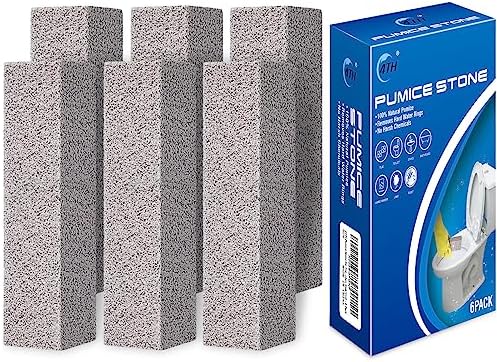 4TH Pumice Stone 6 Pack for Toilet BBQ Cleaning