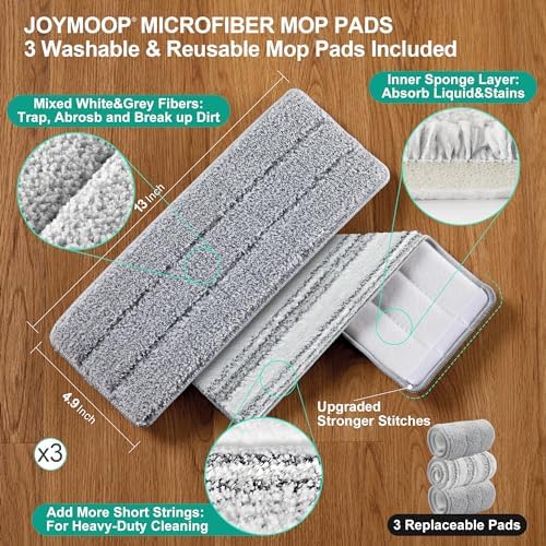 JOYMOOP Mop and Bucket with Wringer Set for Home