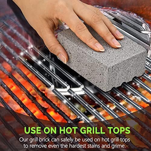 Maryton Grill Stone Cleaning Kit - 3 Count Pumice Cleaning Block