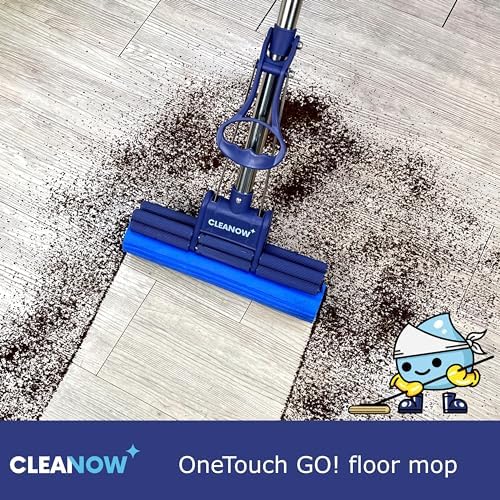 OneTouch GO Wring Mop with PVA Sponge and Stainless Handle