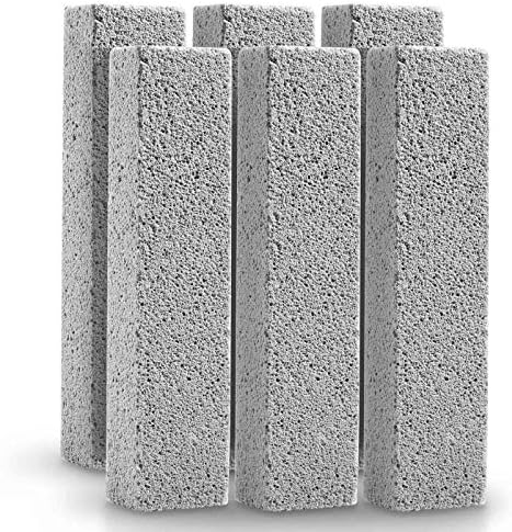 6 Pack Pumice Stones for Toilet and Kitchen Cleaning